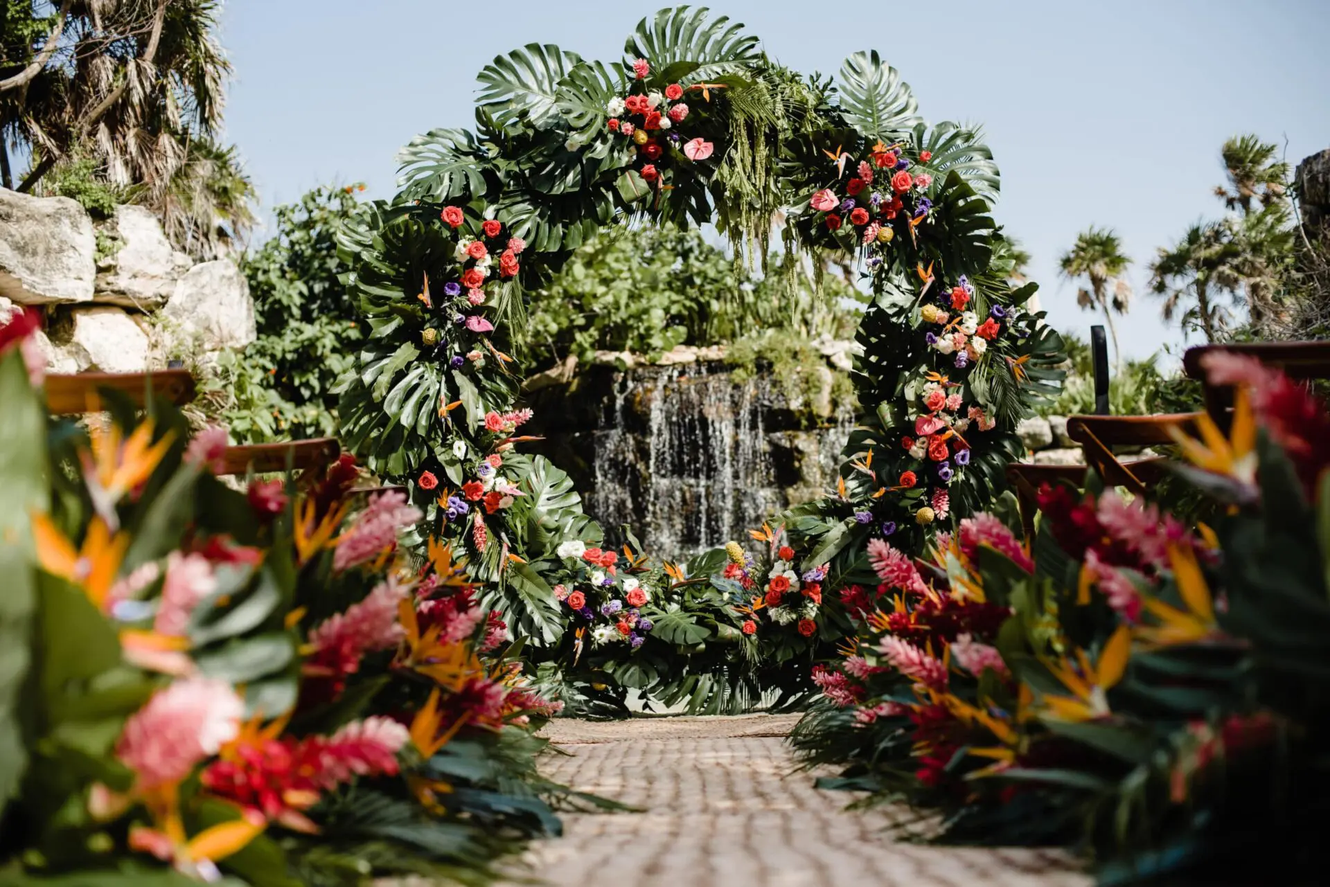 Wedding Couple at Hotel Xcaret Mexico