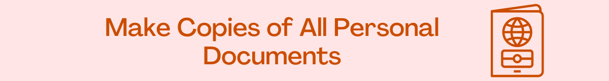 Make Copies of all Your Personal Documents, travel tips, Yellow Umbrella Events, Mexico Travel