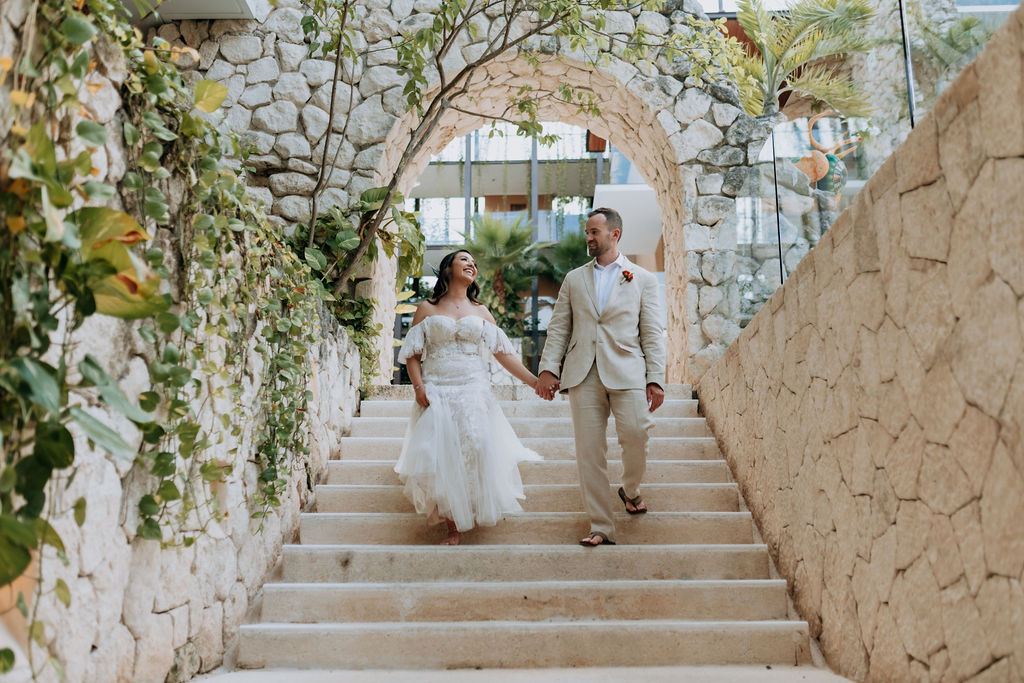 celia armijo photography hotel xcaret mexico wedding for yellow umbrella events