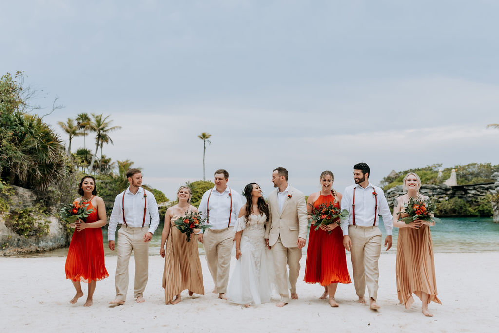 celia armijo photography hotel xcaret mexico wedding for yellow umbrella events