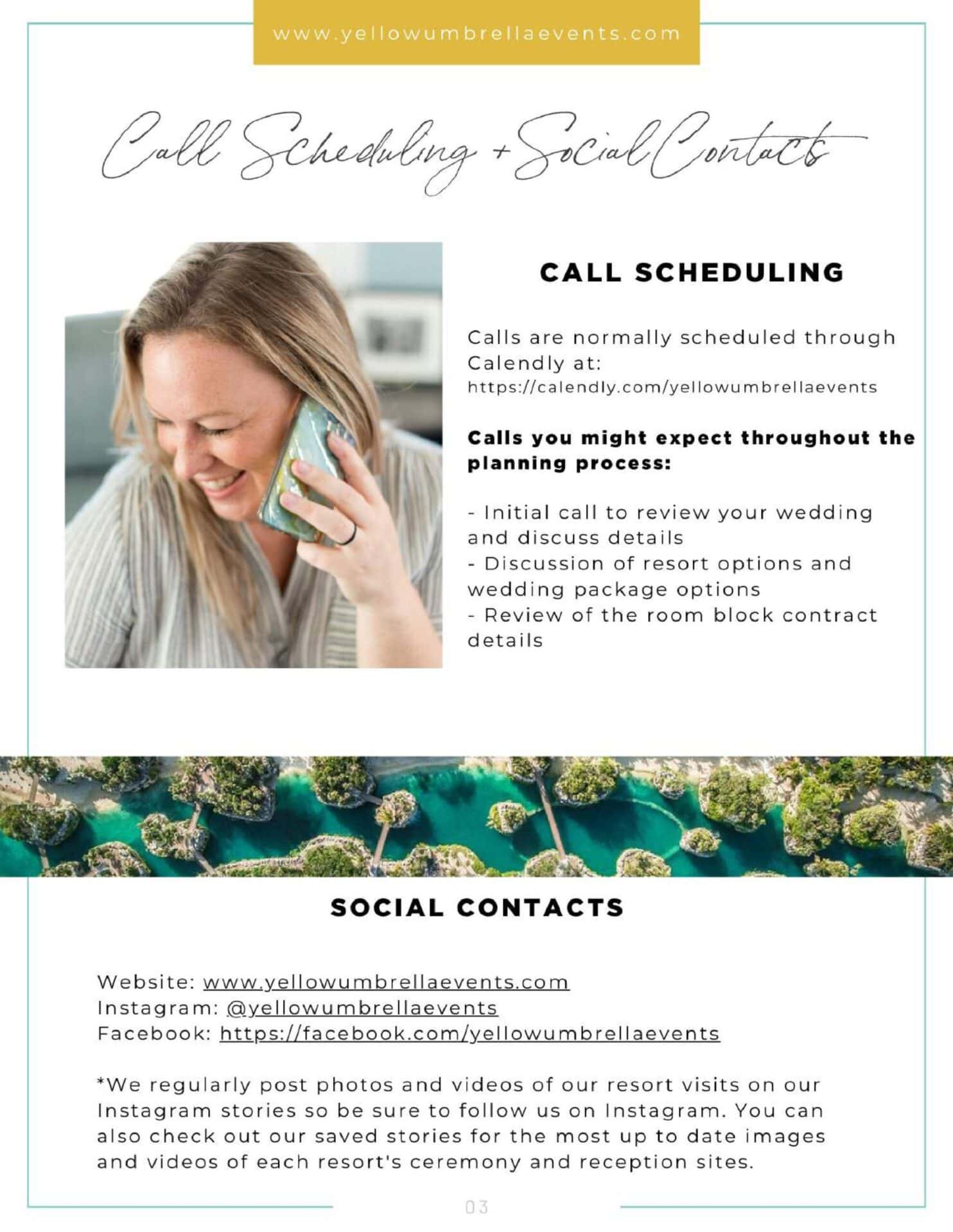 Guide Yellow Umbrella Events