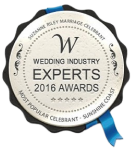 Wedding Industry Experts 2016 Awards badge