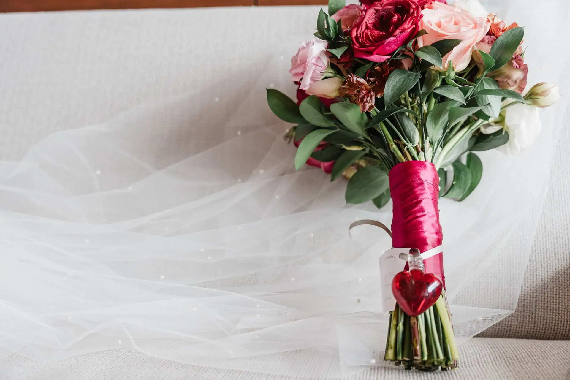 Hotel Xcaret Wedding blog photo of pink bridal bouquet for Yellow Umbrella Events