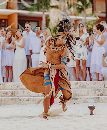 Hotel Xcaret Welcome Party, corporate events by yellow umbrella events