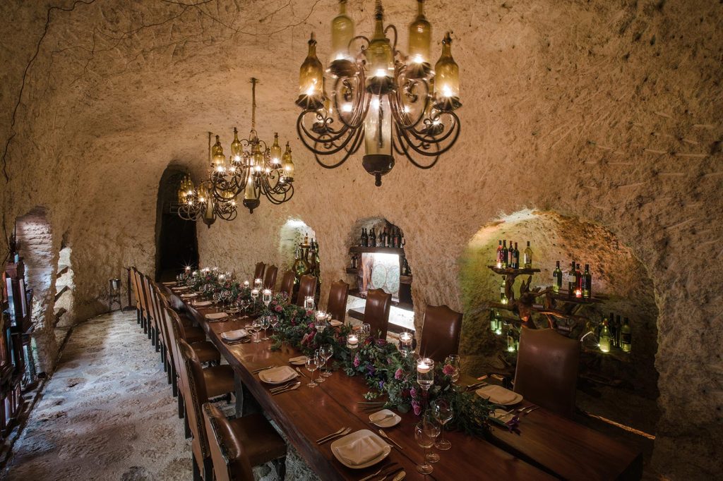 Xcaret Park Wedding in cave by Yellow Umbrella Events