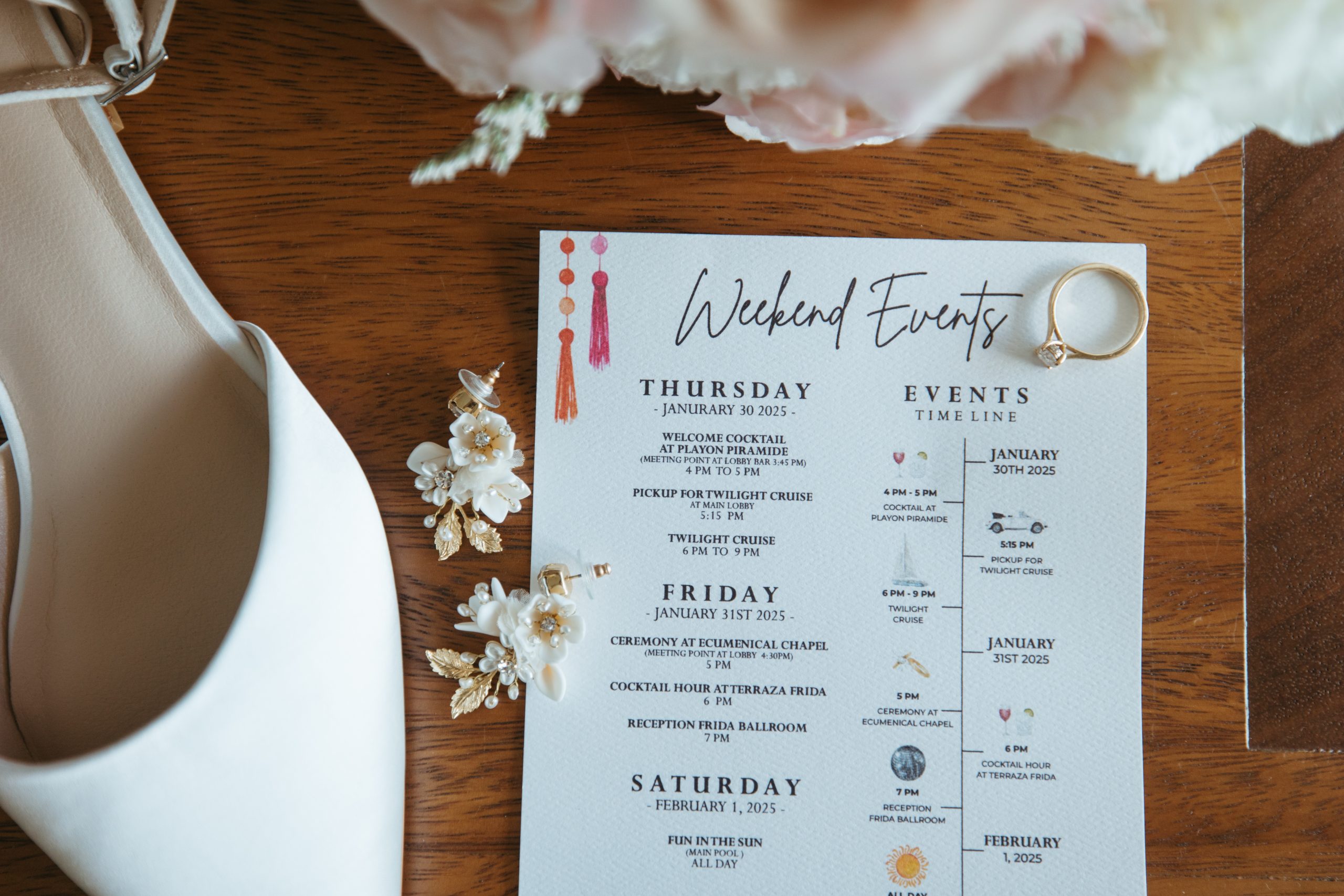 Cameron Lee Photos Hotel Xcaret Arte Wedding for Yellow Umbrella Events