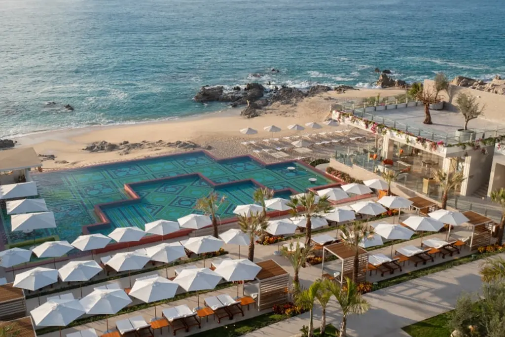 Grand Velas Hotel photo by the beach by Yellow Umbrella Events