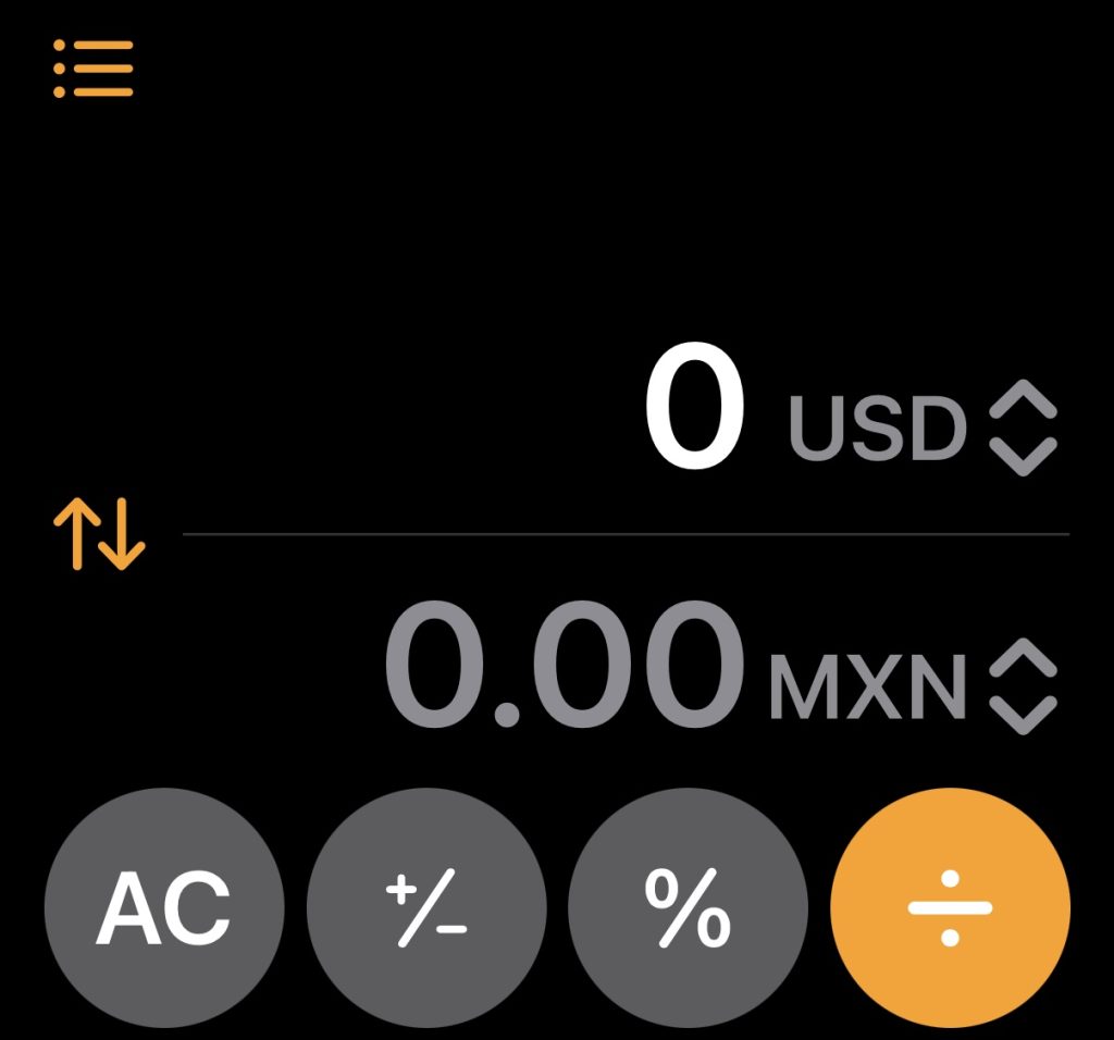 iphone app for currency conversion