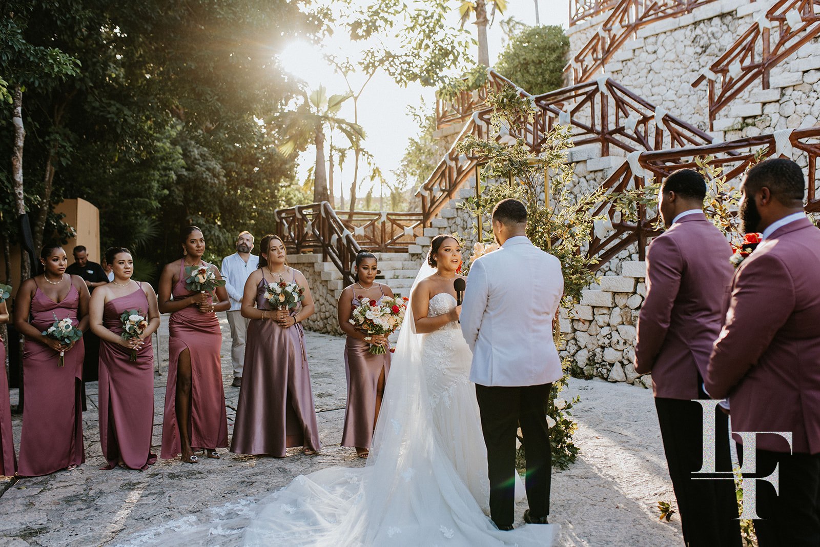 lukefotoliv photography hotel xcaret mexico wedding for yellow Umbrella events