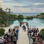 Hotel Xcaret Mexcio wedding, Julie Roman photo for Yellow Umbrella Events