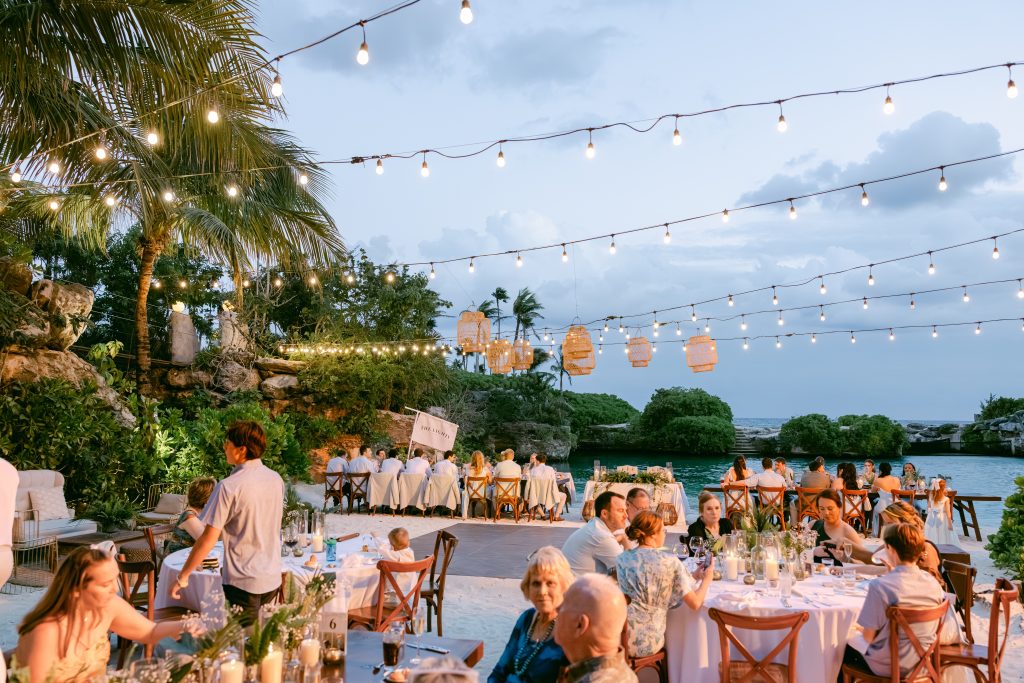 Cocoknot Photography, hotel xcaret mexico wedding for yellow umbrella events