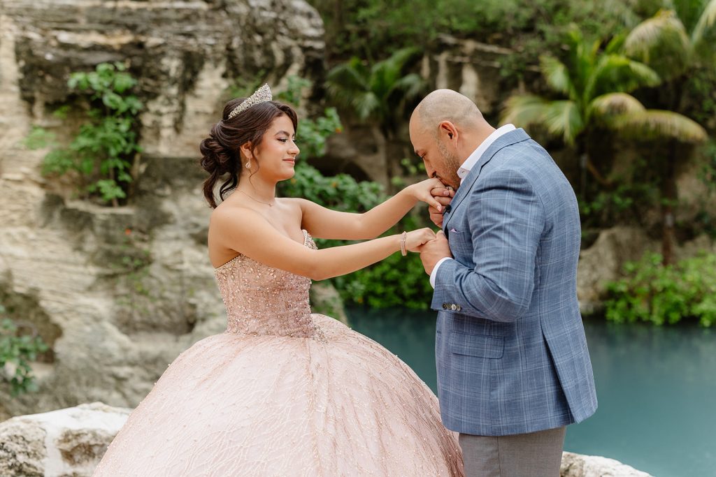 Open Lens Photography Quinceañera at Hotel Xcaret Mexico, Quinceañera at Hotel Xcaret Mexico for Yellow Umbrella Events