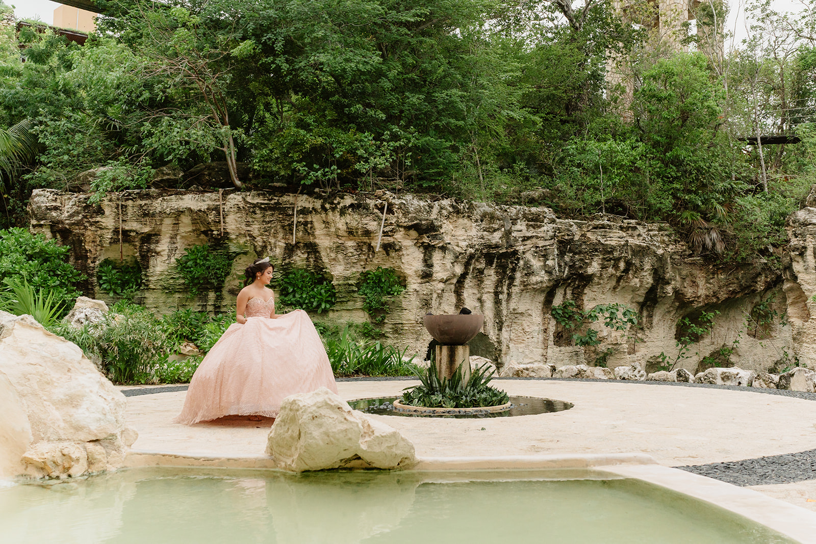 Open Lens Photography Quinceañera at Hotel Xcaret Mexico, Quinceañera at Hotel Xcaret Mexico for Yellow Umbrella Events